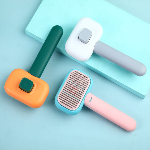 Colored stainless steel comb pet