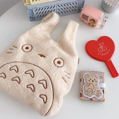 Totoro Plush Canvas Bag