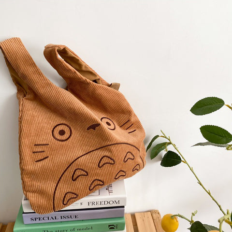 Totoro Plush Canvas Bag