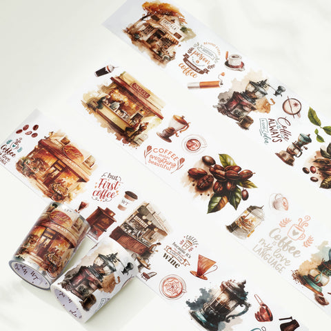 Caffeine Canvas Wide Washi / PET Tape