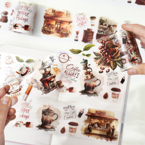 Caffeine Canvas Wide Washi / PET Tape