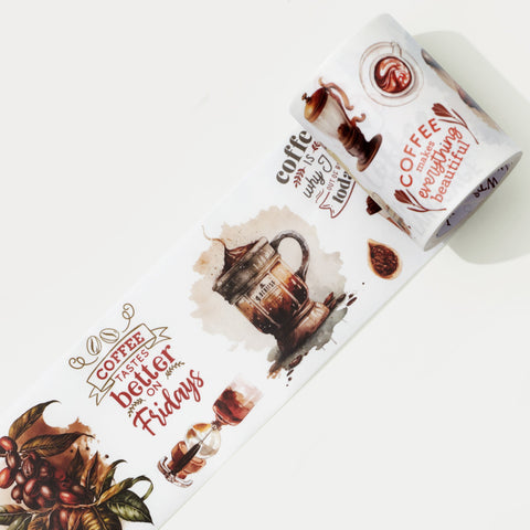 Caffeine Canvas Wide Washi / PET Tape