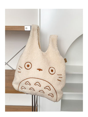 Totoro Plush Canvas Bag
