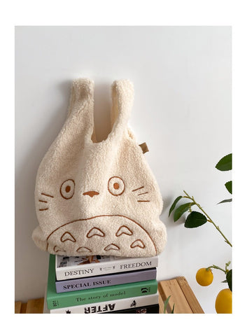 Totoro Plush Canvas Bag
