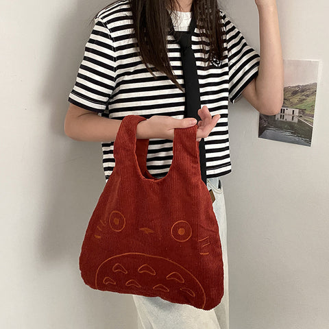 Totoro Plush Canvas Bag