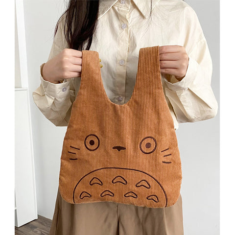 Totoro Plush Canvas Bag